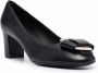 Ferragamo Pumps met plakkaat Zwart - Thumbnail 2