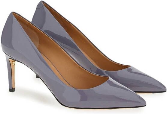 Ferragamo Pumps met puntige neus Blauw