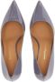 Ferragamo Pumps met puntige neus Blauw - Thumbnail 4