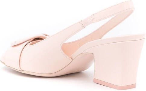 Ferragamo Pumps met strikdetail Beige