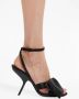 Ferragamo Sandalen met asymmetrische strik Zwart - Thumbnail 3