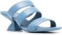 Ferragamo Sandalen met bewerkte hak Blauw - Thumbnail 2