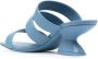 Ferragamo Sandalen met bewerkte hak Blauw - Thumbnail 3