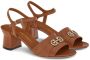 Ferragamo Sandalen met Gancini plakkaat Bruin - Thumbnail 2