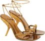 Ferragamo Sandalen met juwelen Goud - Thumbnail 2