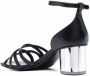 Ferragamo Sandalen met open neus Zwart - Thumbnail 3