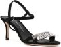 Ferragamo Sandalen met open neus Zwart - Thumbnail 2