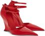 Ferragamo Sandalen met puntige neus Rood - Thumbnail 2