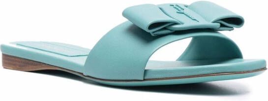 Ferragamo Sandalen met strikdetail Blauw