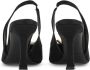 Ferragamo Slingbacks met strik Zwart - Thumbnail 3