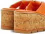 Ferragamo Slippers met geknoopt detail Oranje - Thumbnail 3