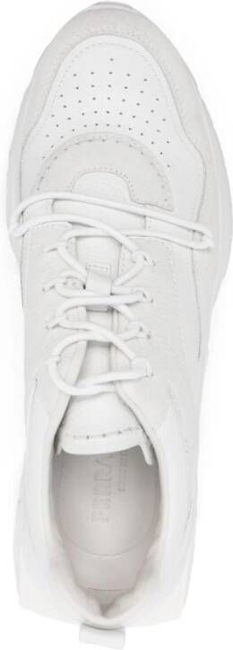Ferragamo Sneakers met Gancini-plakkaat Wit