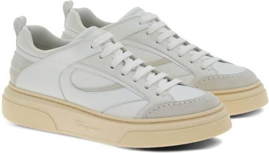 Ferragamo Sneakers met vlakken Wit