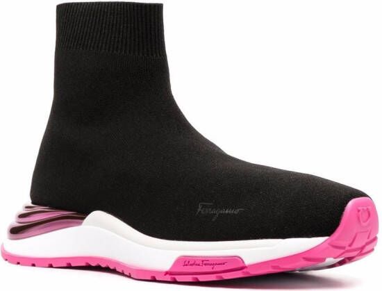 Ferragamo Soksneakers Zwart