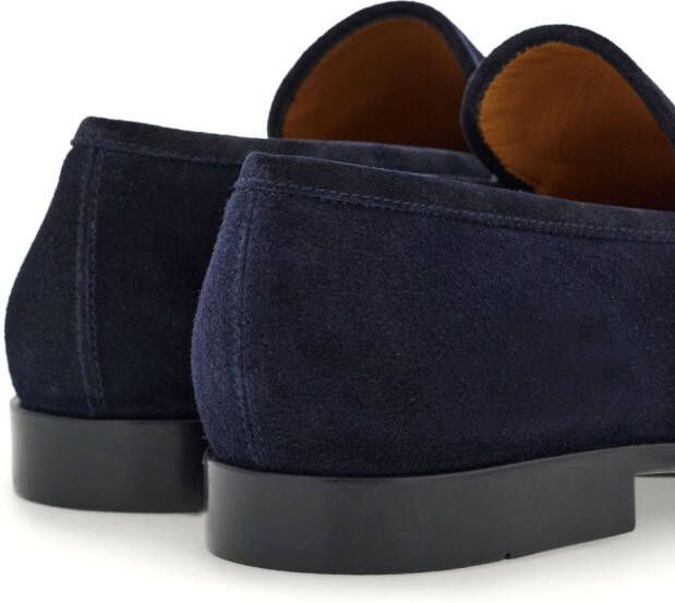 Ferragamo Suède loafers Blauw