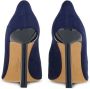 Ferragamo Suède pumps Blauw - Thumbnail 3