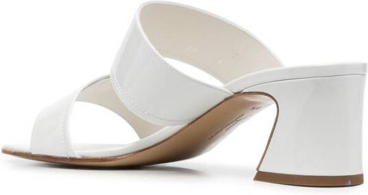 Ferragamo Tot sandalen met dubbele bandjes Wit