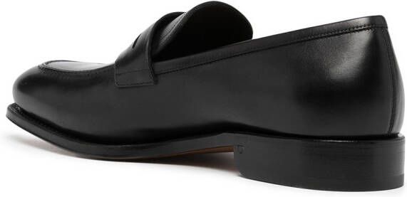 Ferragamo Tramezza leren loafers Zwart