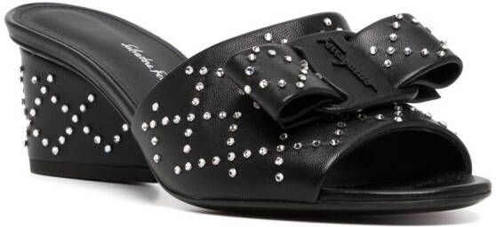 Ferragamo Vallery sandalen Zwart
