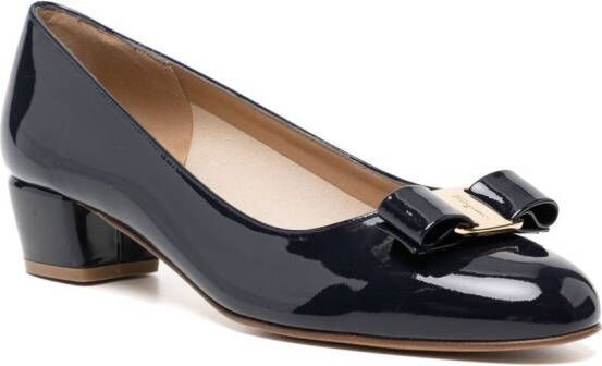 Ferragamo Vara 1 lakleren pumps Blauw