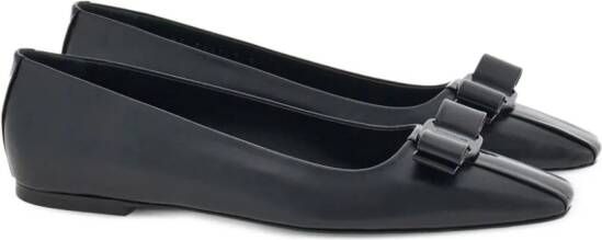 Ferragamo Vara ballerina's met strik Zwart