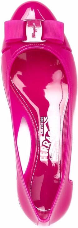 Ferragamo Vara ballerina's Roze