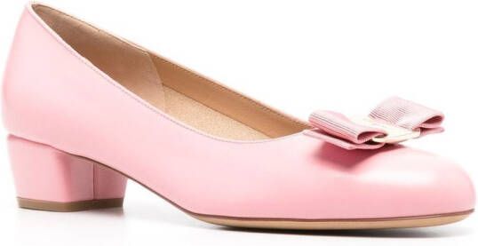 Ferragamo Vara Bow pumps Roze