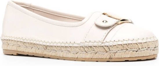 Ferragamo Vara espadrilles met gespdetail Beige