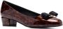 Ferragamo Vara lakleren pumps Bruin - Thumbnail 2