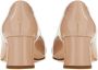 Ferragamo Vara pumps met ketting Beige - Thumbnail 3