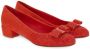 Ferragamo Vara pumps met strik Rood - Thumbnail 2