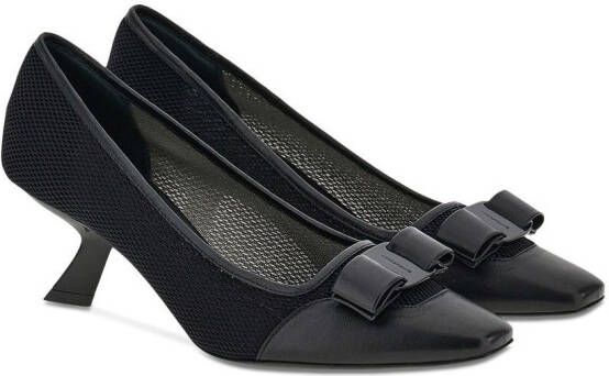 Ferragamo Vara pumps met strik Zwart