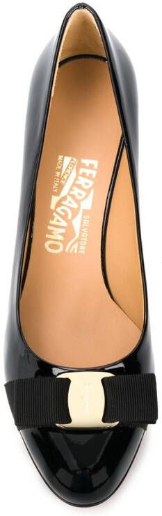 Ferragamo Vara pumps met strik Zwart