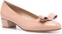 Ferragamo Vara pumps met strikdetail Beige - Thumbnail 2