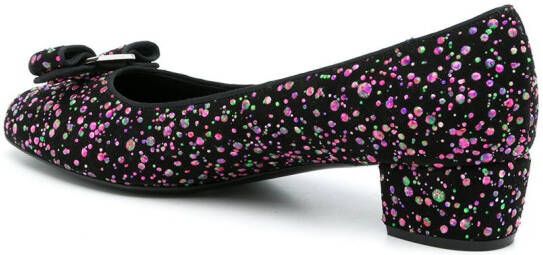 Ferragamo Vara pumps verfraaid met pailletten Zwart