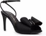 Ferragamo Vara sandalen met strik Zwart - Thumbnail 2