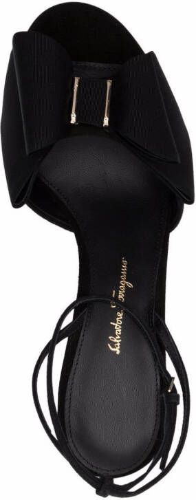 Ferragamo Vara sandalen met strik Zwart