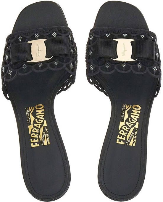 Ferragamo Vara sandalen met strikdetail Zwart