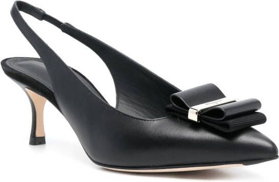 Ferragamo Vara slingback pumps Zwart