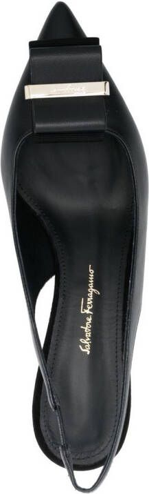 Ferragamo Vara slingback pumps Zwart