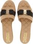 Ferragamo Vara slippers met strik Beige - Thumbnail 4