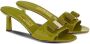 Ferragamo Vara slippers met strik Groen - Thumbnail 2