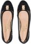 Ferragamo Varina ballerina's verfraaid met strik Zwart - Thumbnail 4