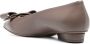 Ferragamo Viva ballerina's met puntige neus Beige - Thumbnail 3