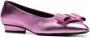 Ferragamo Viva ballerina's met strikdetail Roze - Thumbnail 2