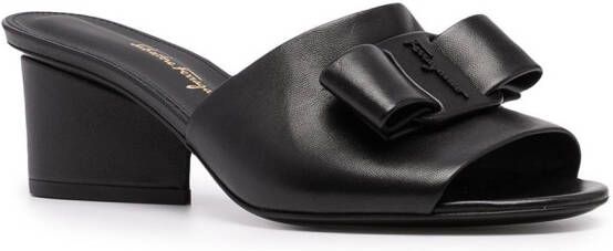 Ferragamo Viva Bow muiltjes Zwart