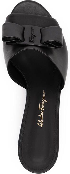 Ferragamo Viva Bow muiltjes Zwart