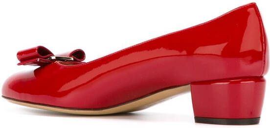 Ferragamo Viva leren pumps Rood