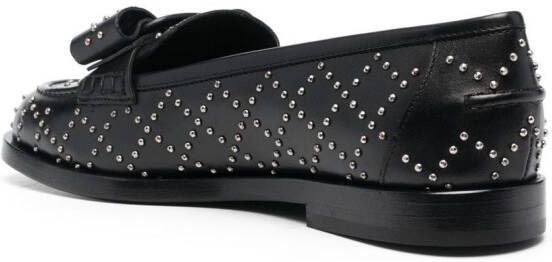 Ferragamo Viva loafers met studs Zwart