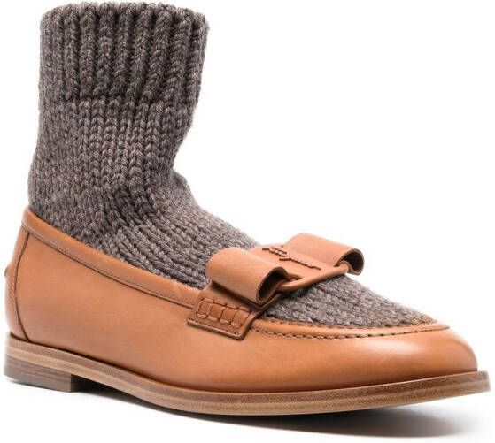 Ferragamo Viva Vara Bow loafers Bruin